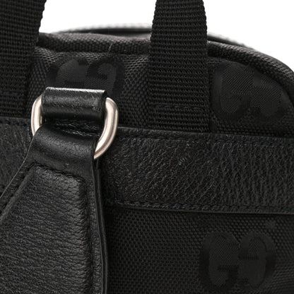 Gucci Econyl Nylon Monogram Off The Grid Sling Backpack Black 12 of 14