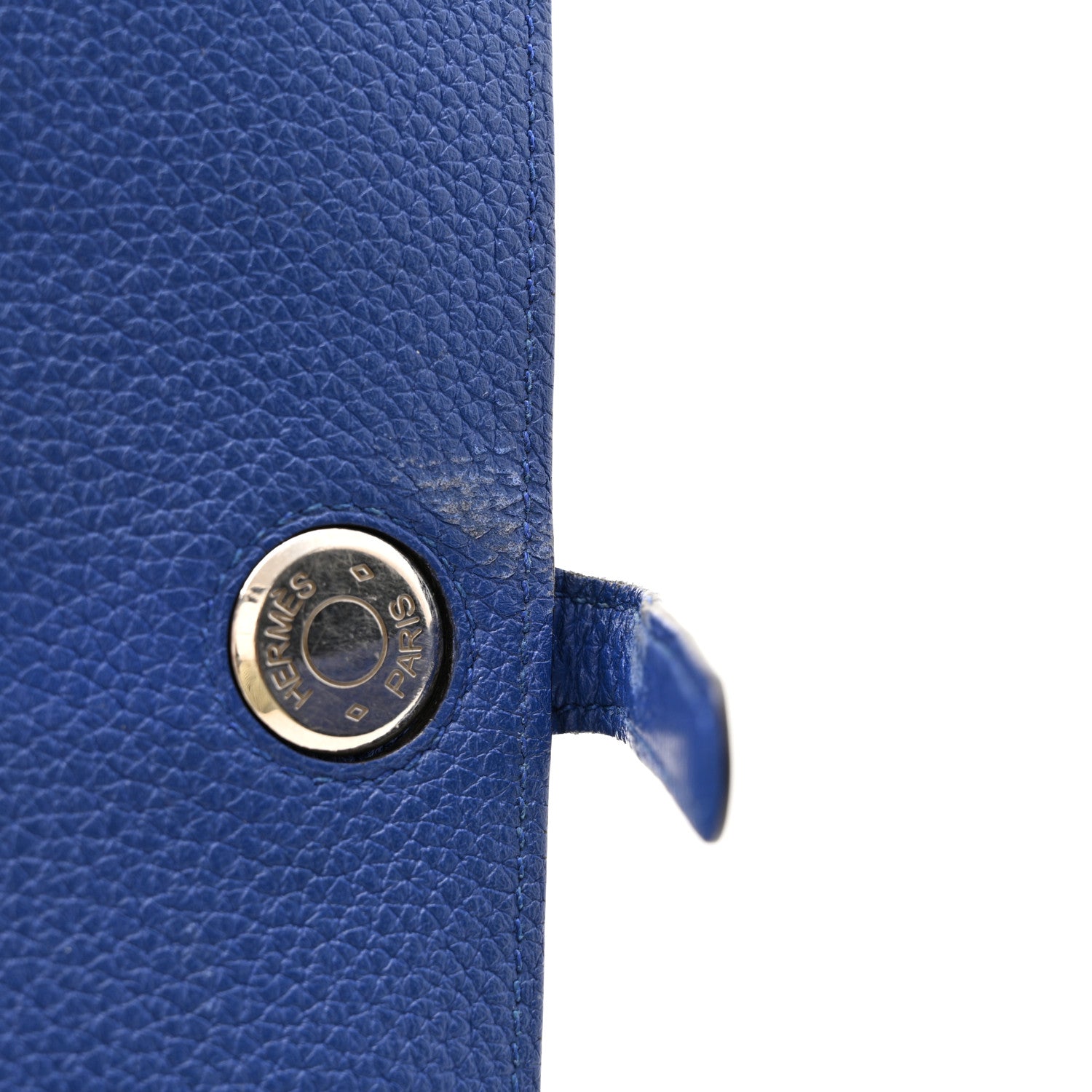 Hermes Togo Dogon Duo Wallet Bleu Electrique 11 of 12