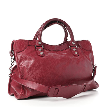 Balenciaga Agneau Giant 12 Silver Hardware City Cassis 3 of 9