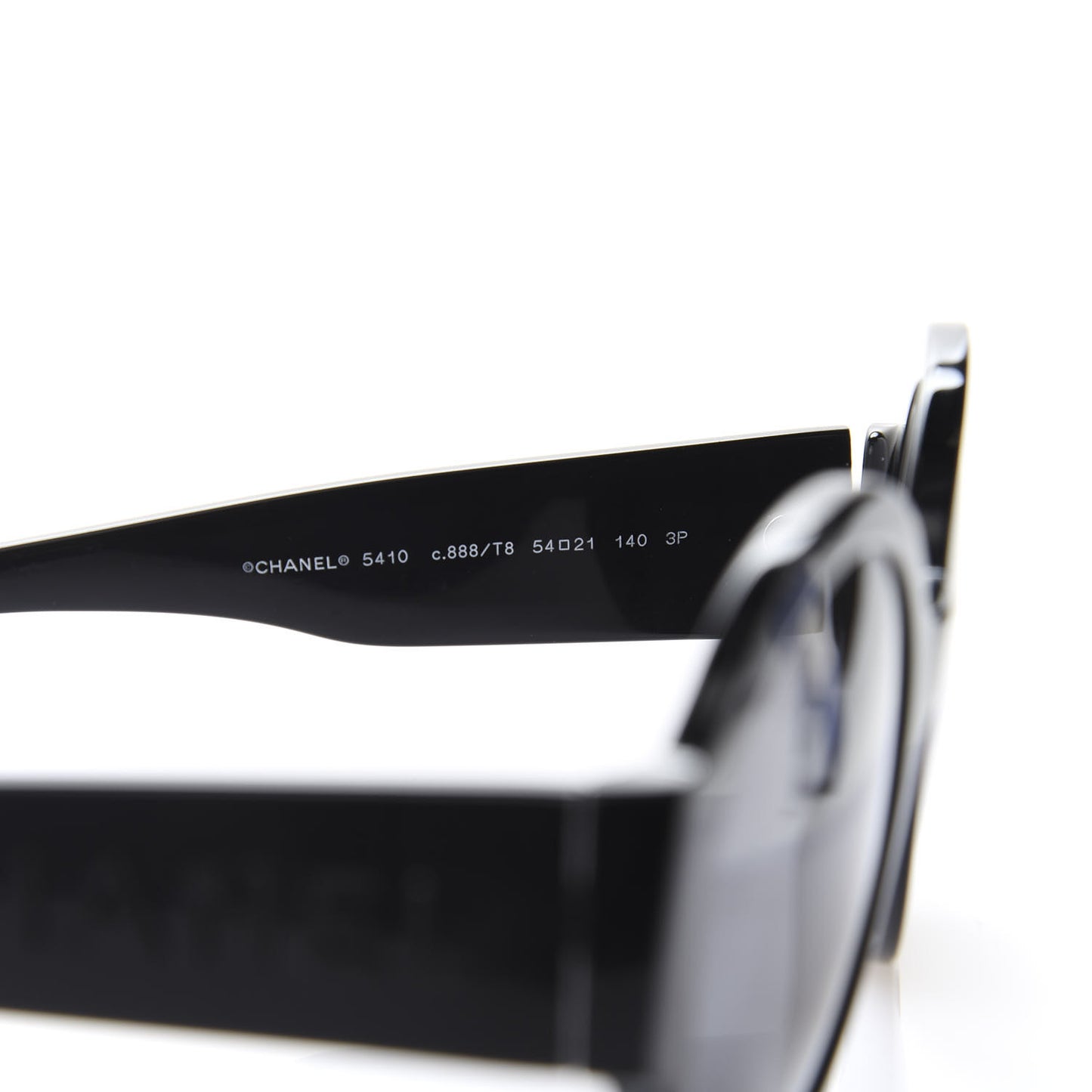 Acetate Polarized Round Sunglasses 5410 Black