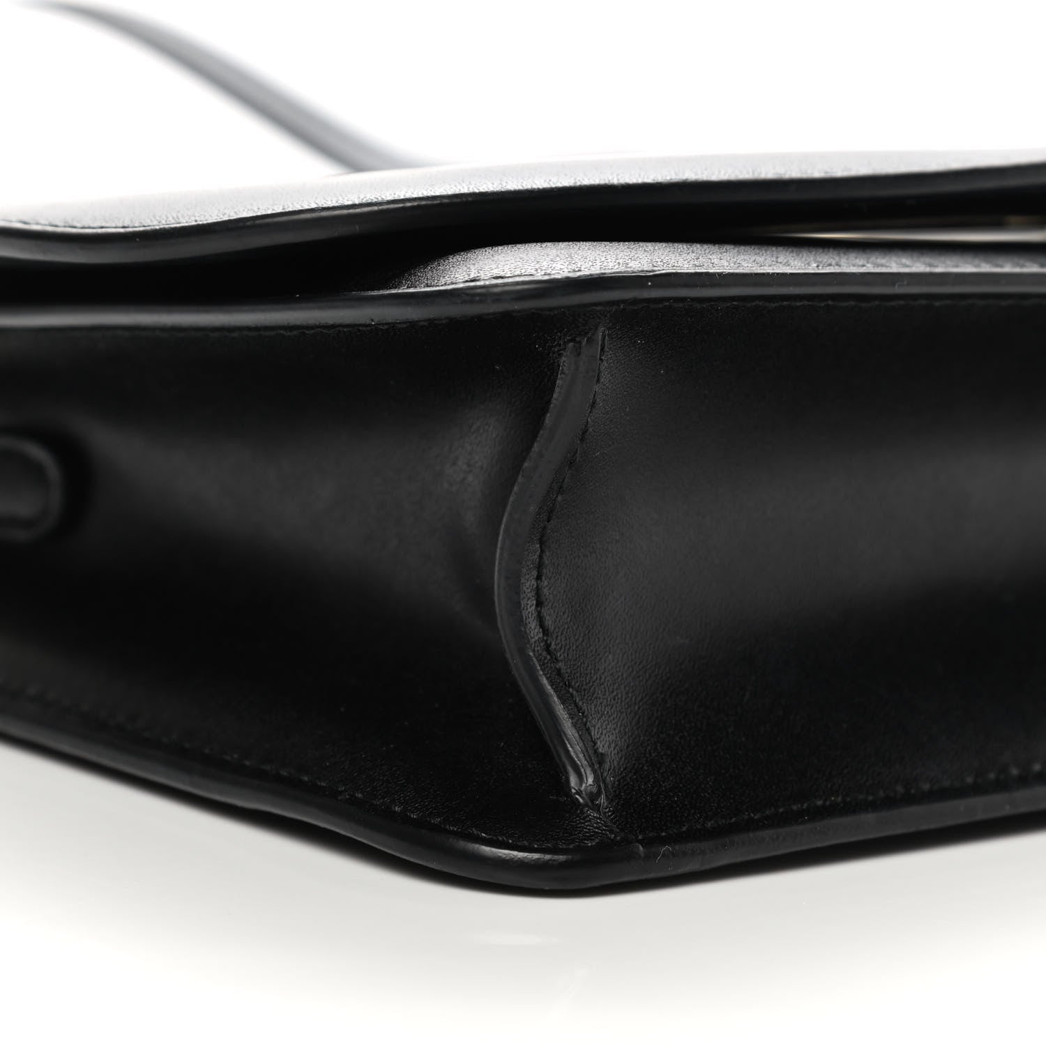 Salvatore Ferragamo Calfskin Vela Crossbody Bag Black 7 of 11