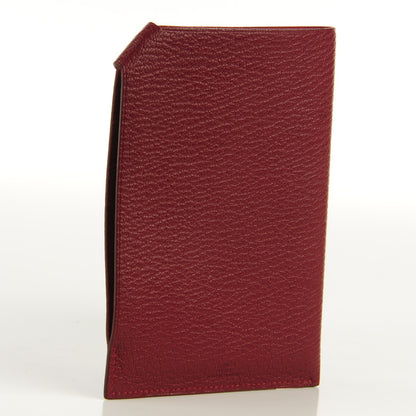 Hermes Chevre Mysore Tarmac PM Passport Holder Rouge H 3 of 7
