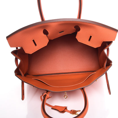 Hermes Togo Birkin 35 Feu 7 of 26