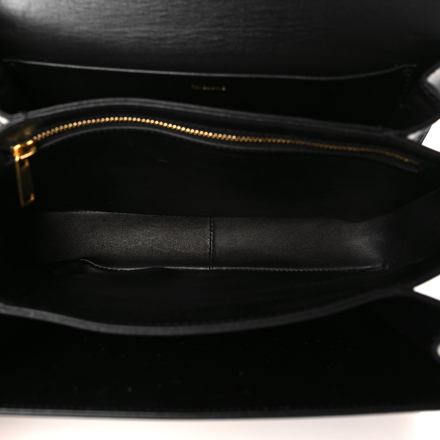 Celine Shiny Calfskin Medium Triomphe Black 5 of 9