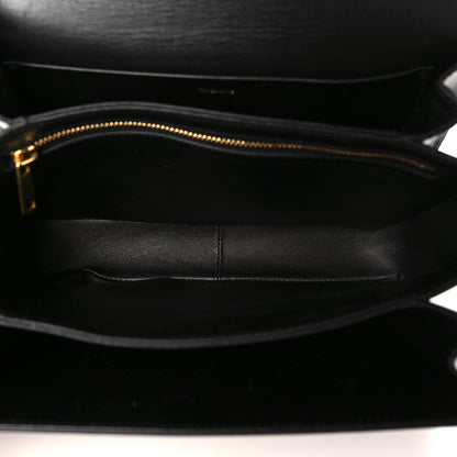 Celine Shiny Calfskin Medium Triomphe Black 5 of 9