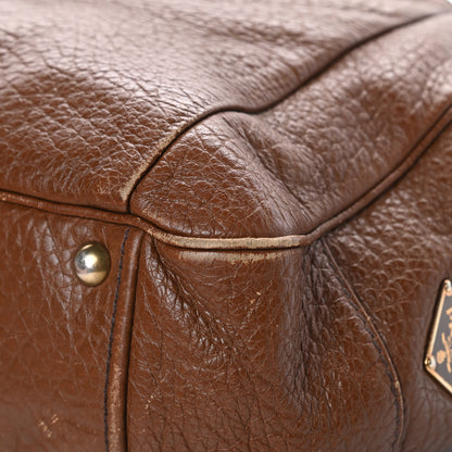 Prada Vitello Daino Pocket Shoulder Bag Bruciato 11 of 21
