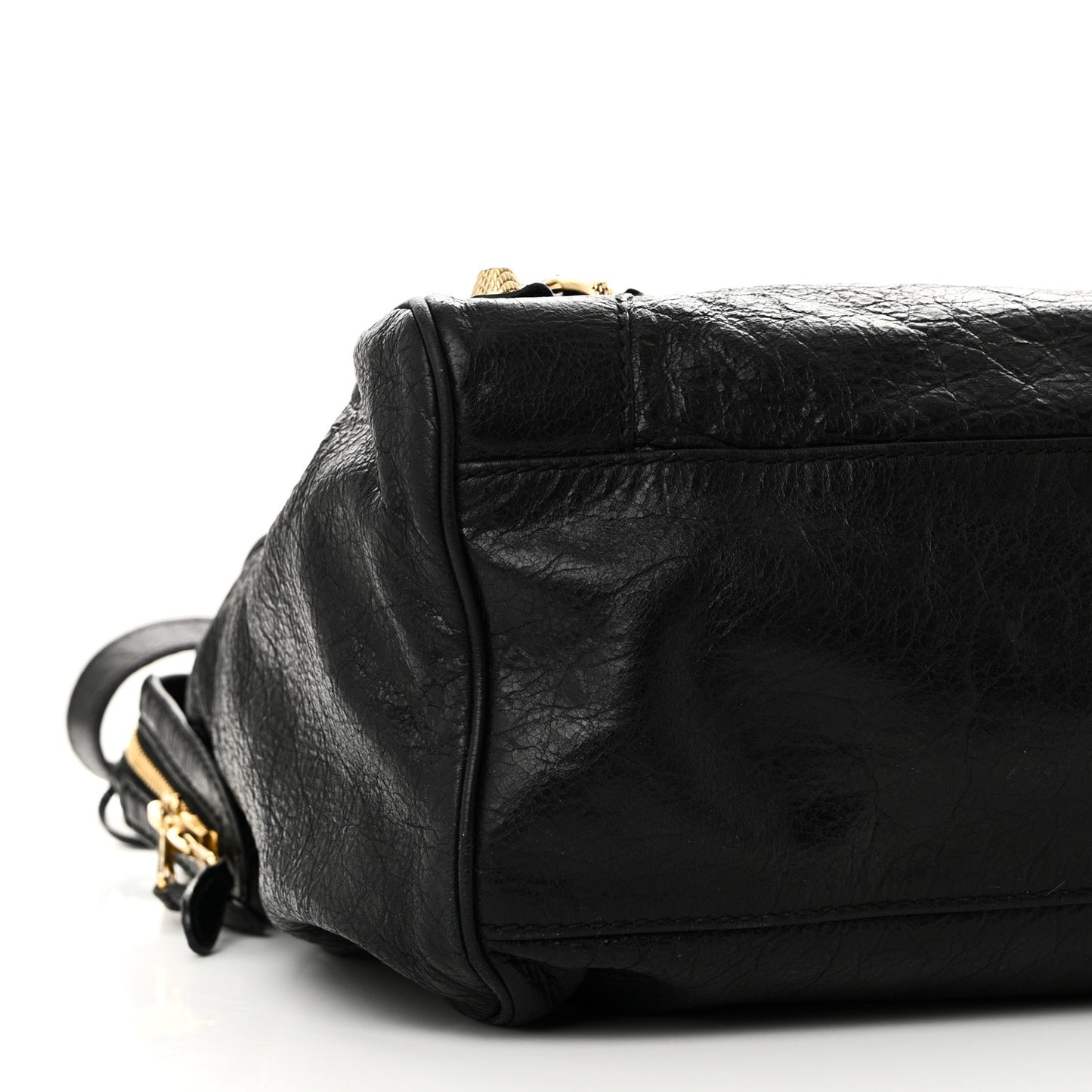 Agneau Giant 12 Gold Hardware Velo Black