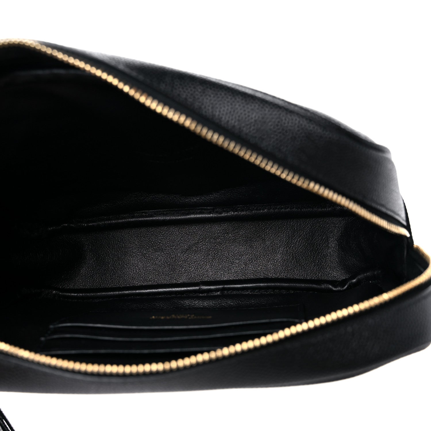Saint Laurent Grain De Poudre Matelasse Monogram Mini Lou Camera Bag Black 5 of 9