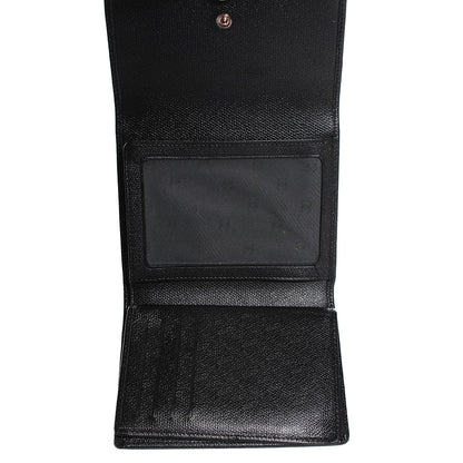 Chanel Grained Calfskin CC Button Flap Wallet Black 6 of 9