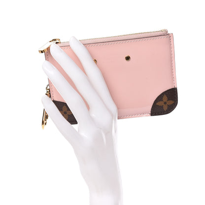 Louis Vuitton Patent Miroir Venice Key Pouch Rose Ballerine 2 of 8
