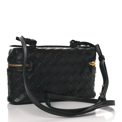 Bottega Veneta Calfskin Intrecciato Bang Bang Vanity Case Black 4 of 10