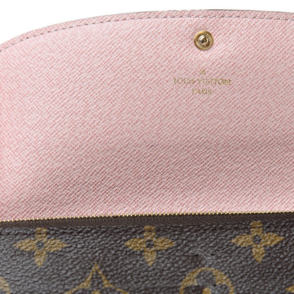 Louis Vuitton Monogram Emilie Wallet Rose Ballerine 8 of 13