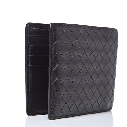 Bottega Veneta Nappa Intrecciato Bi-Fold Wallet Ebano 3 of 10