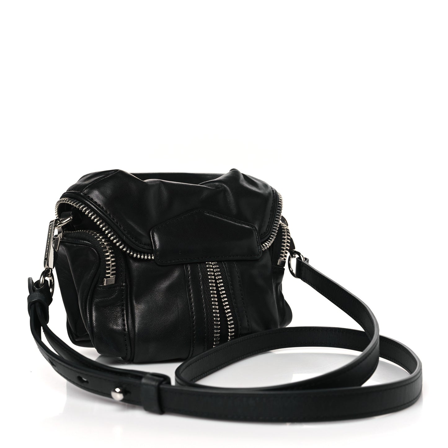 Lambskin Micro Marti Crossbody Black