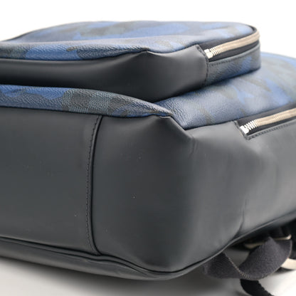 Louis Vuitton Damier Cobalt Camouflage Andy Backpack Blue 10 of 11