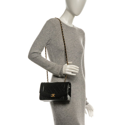 Chanel Lambskin Quilted Small Single Flap Black 2 of 9