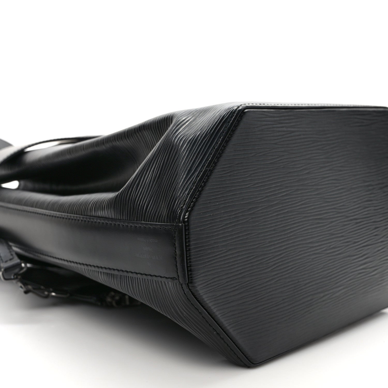 Louis Vuitton Epi Sac D'epaule Black 8 of 9