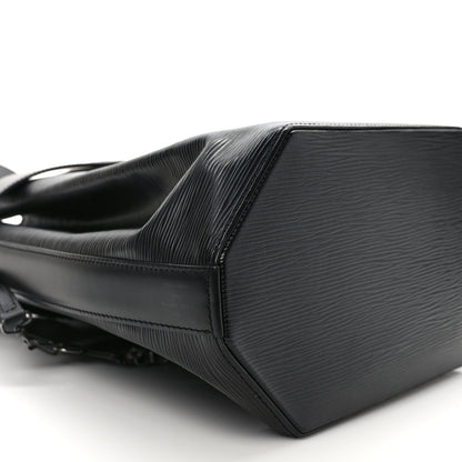 Louis Vuitton Epi Sac D'epaule Black 8 of 9