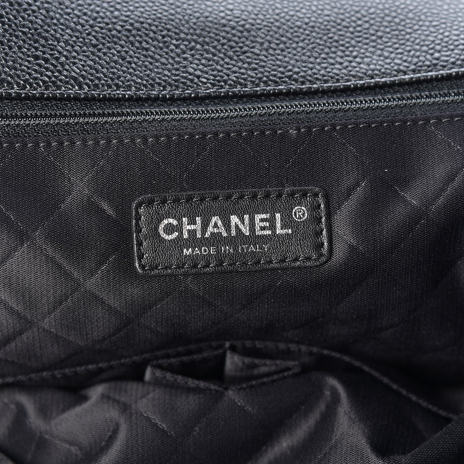 Chanel Tweed Trip Top Handle Flap Black 8 of 9
