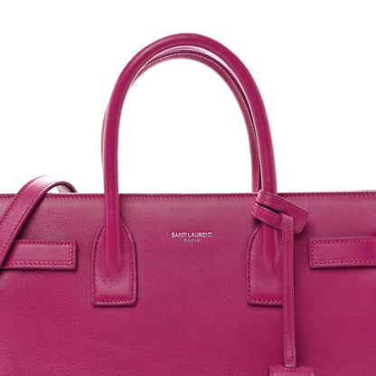 Saint Laurent Calfskin Baby Sac De Jour Fuchsia 5 of 9