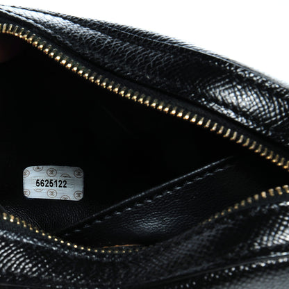 Chanel Grained Calfskin Vanity Cosmetic Case Black 6 of 7