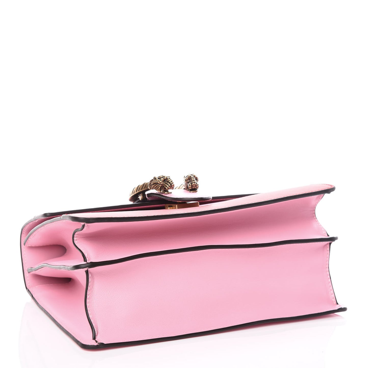 Moon Calfskin Web Medium Dionysus Bamboo Top Handle Bag Sugar Pink Blue Agata Hibiscus Red