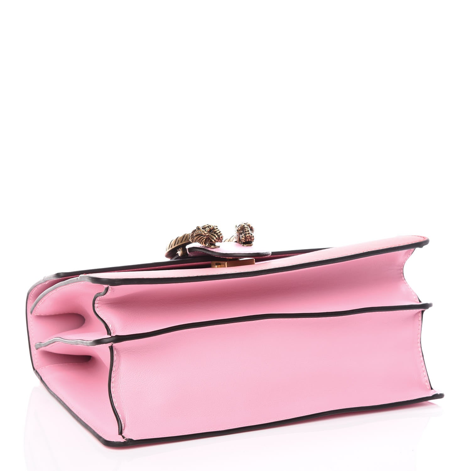 Gucci Moon Calfskin Web Medium Dionysus Bamboo Top Handle Bag Sugar Pink Blue Agata Hibiscus Red 5 of 10