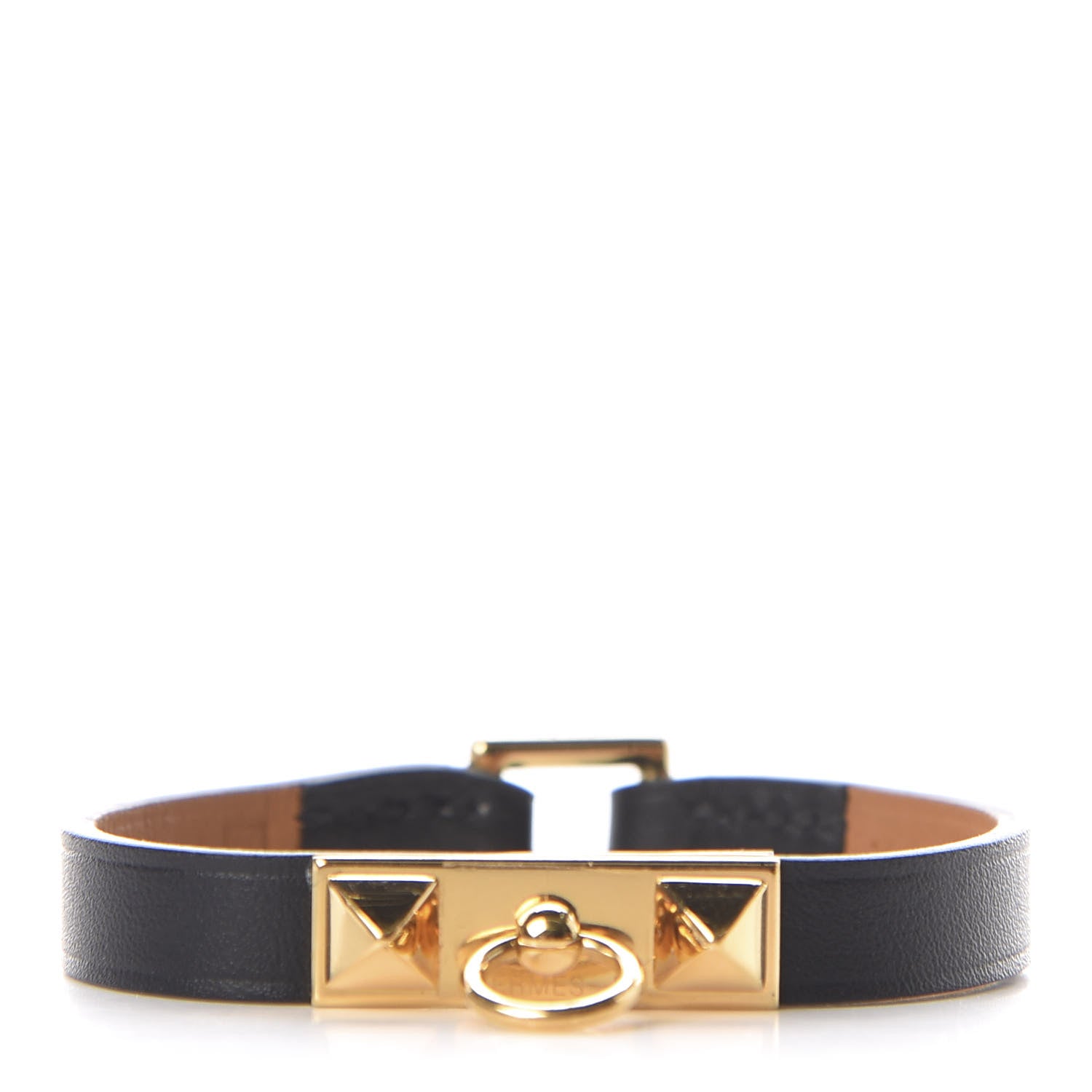 Hermes Chamonix Micro Rivale Bracelet XS Black 1 of 5