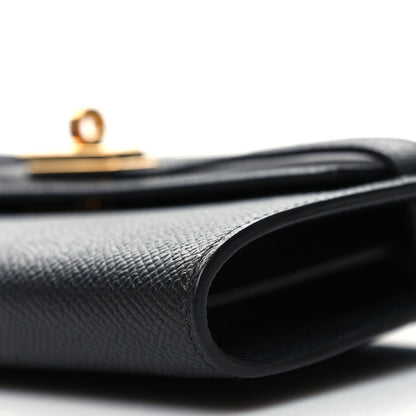 Hermes Epsom Kelly Wallet To Go Black 8 of 11