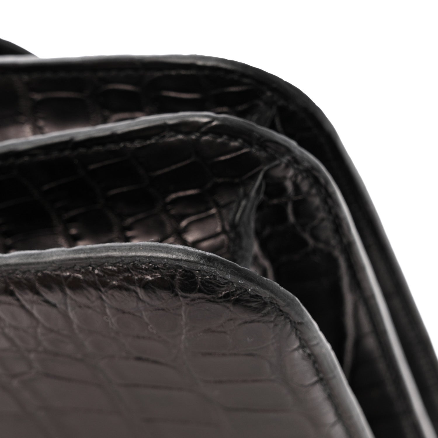 Hermes Matte Alligator Constance 18 Black 13 of 15