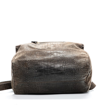 Givenchy Calfskin Crocodile Embossed Medium Pandora Brown 8 of 8