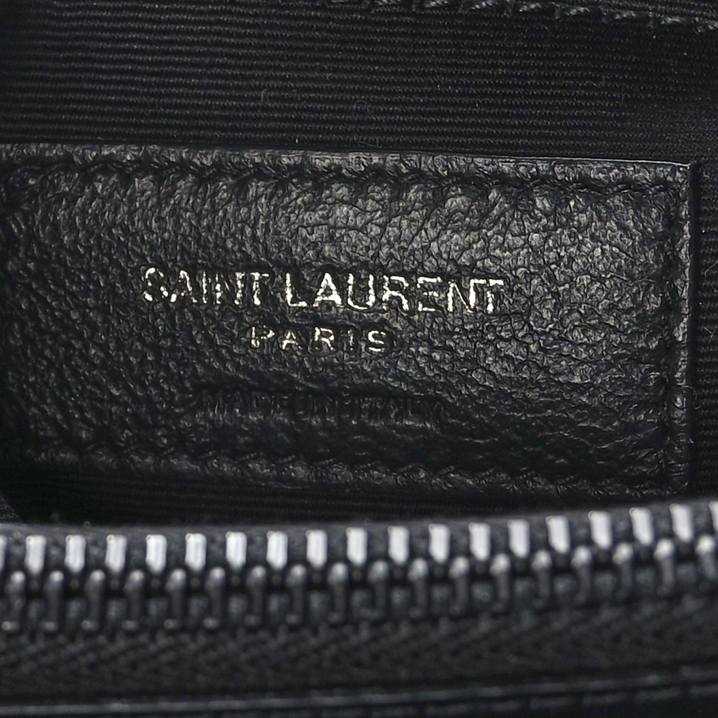 Calfskin Y Quilted Monogram Monochrome Medium Loulou Chain Satchel Black
