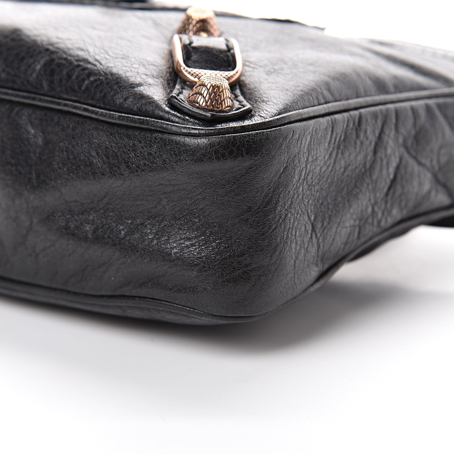 Balenciaga Agneau Giant 12 Rose Gold Hardware Hip Black 9 of 14