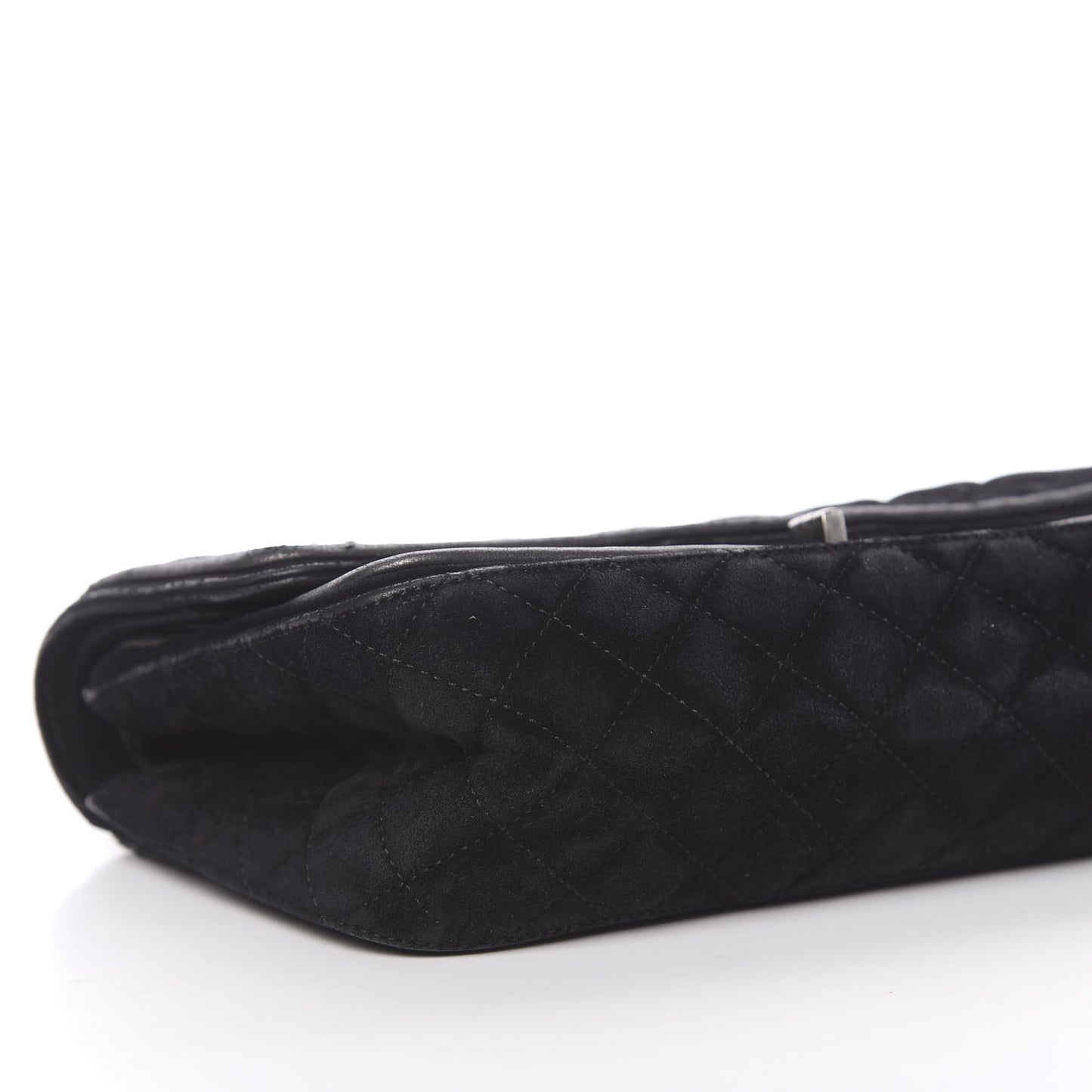 Suede Quilted 2.55 Reissue 225 Flap Black