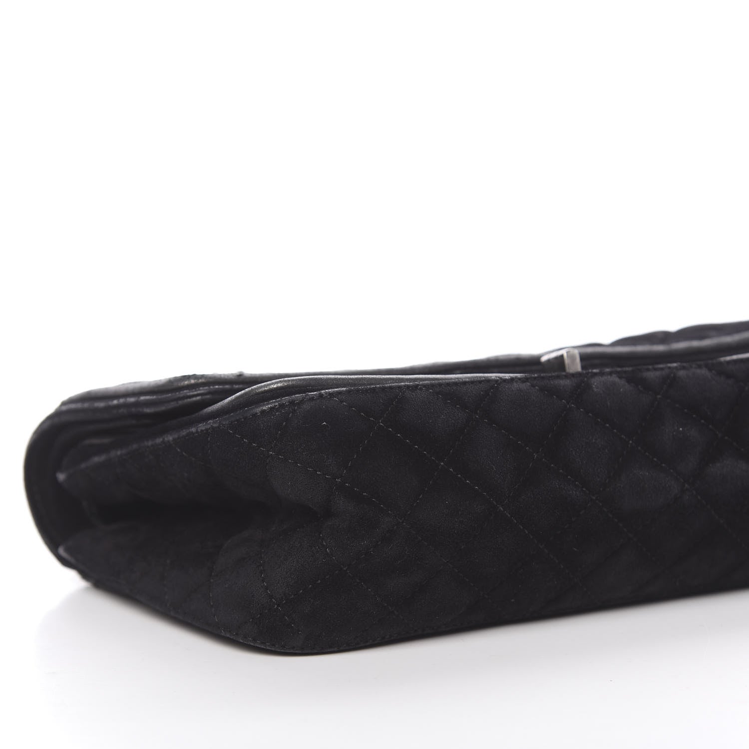 Chanel Suede Quilted 2.55 Reissue 225 Flap Black 2 of 13
