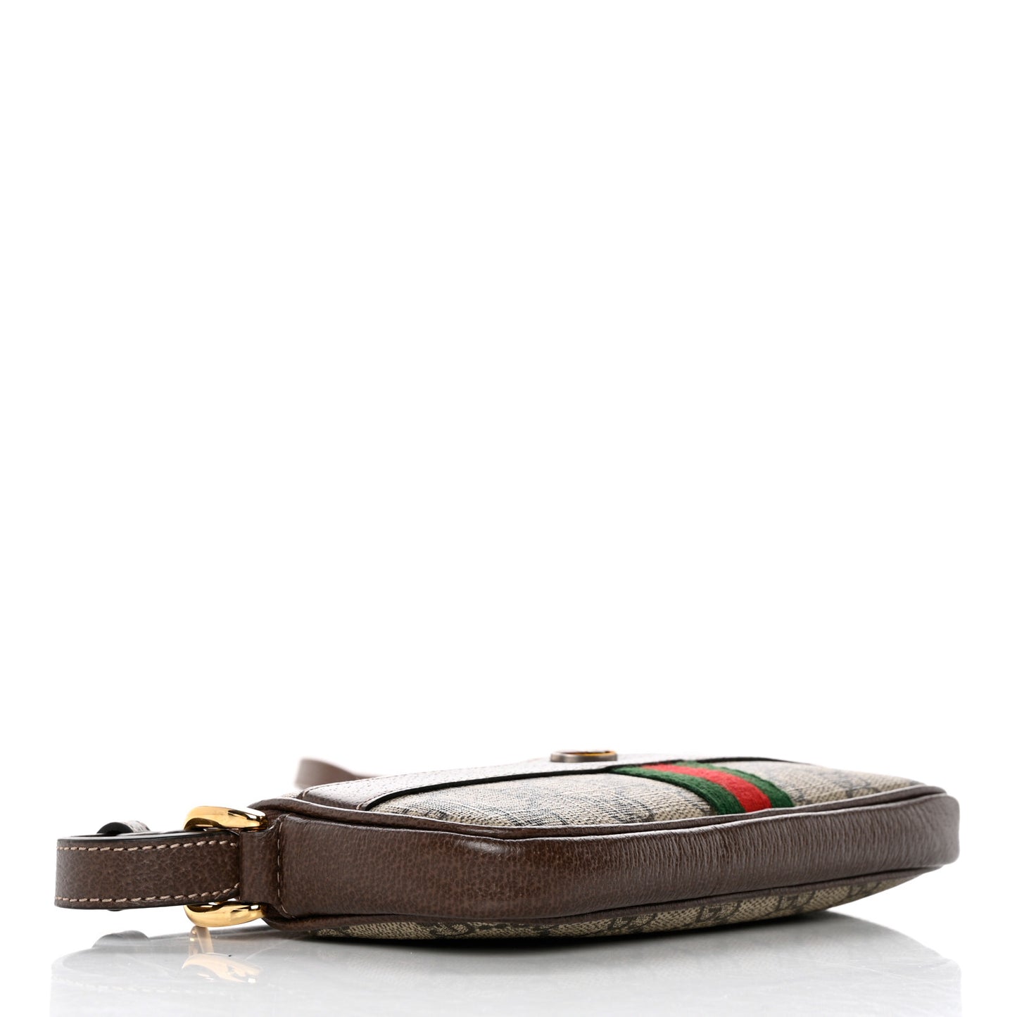 GG Supreme Monogram Web Mini Ophidia GG Bag Brown