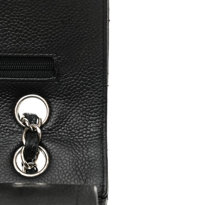 Chanel Caviar Quilted Medium Double Flap Black 11 of 15