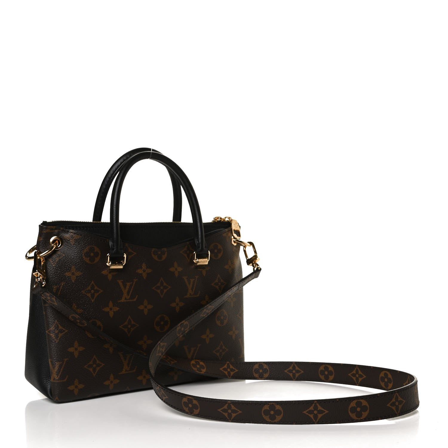Louis Vuitton Monogram Pallas Full BB Black 3 of 11