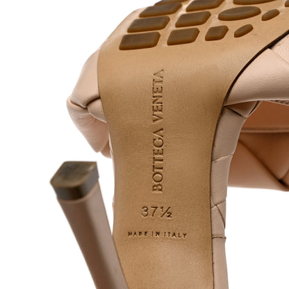Bottega Veneta Nappa Maxi Intrecciato Lido Mule Sandals 37.5 Cipria 7 of 9