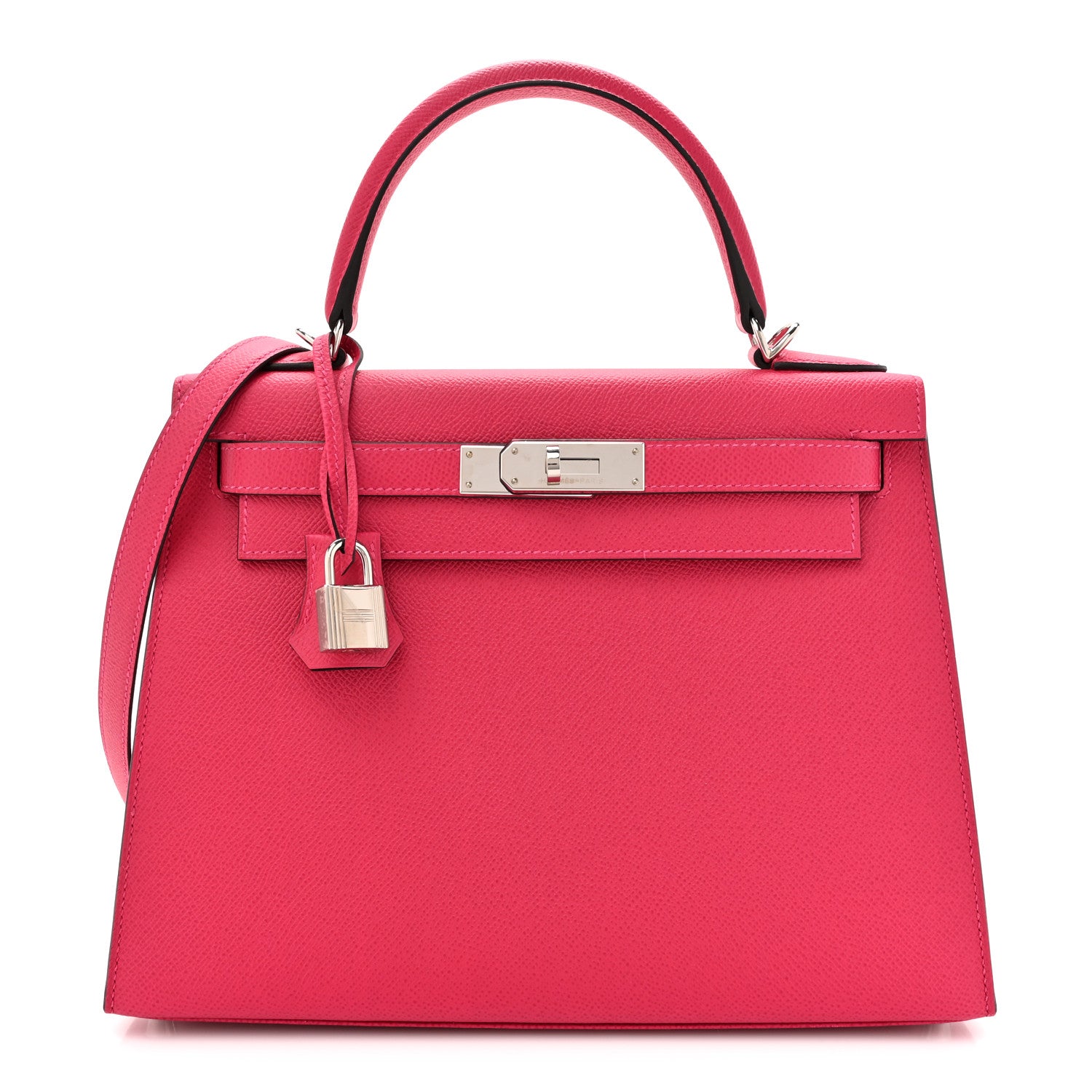 Hermes Epsom Verso Kelly Sellier 28 Framboise Prune 1 of 13
