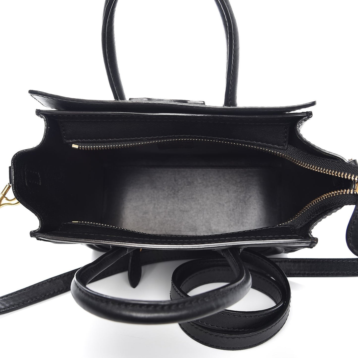 Smooth Calfskin Nano Luggage Black