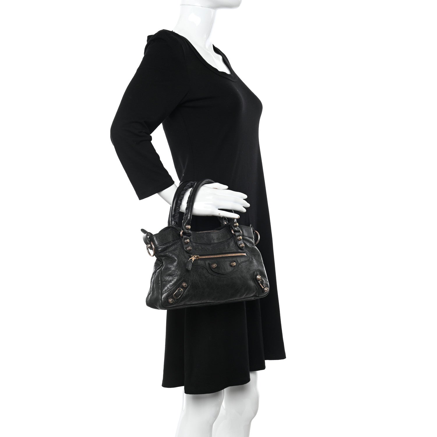 Balenciaga Agneau Giant 12 Rose Gold Hardware First Black 2 of 11