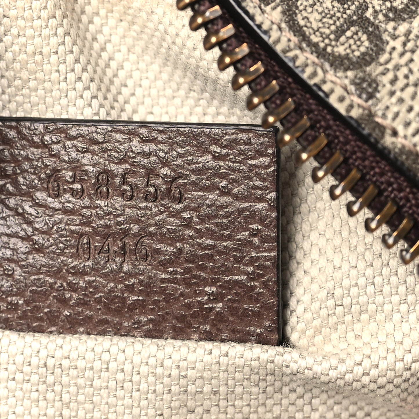 GG Supreme Monogram Mini Neo Vintage Double Zip Messenger Bag Beige New Acero Crop
