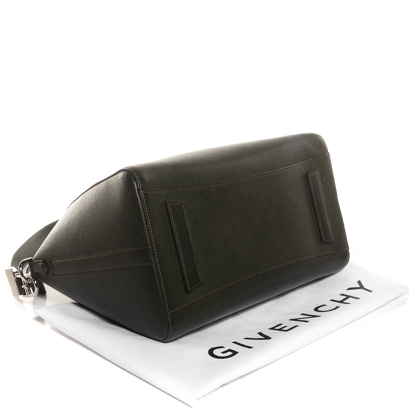 Sugar Grained Goatskin Medium Antigona Military