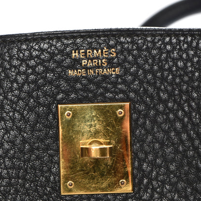 Hermes Togo Birkin 40 Black 13 of 32