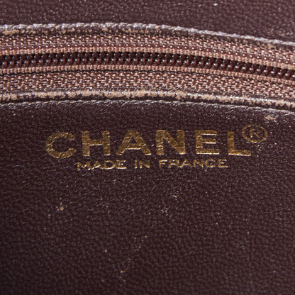 Chanel Caviar Quilted Medallion Tote Dark Brown 9 of 9