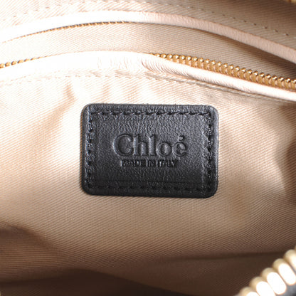 Chloe Leather Medium Military Paraty Black 6 of 7