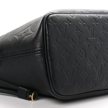 Louis Vuitton Empreinte Monogram Giant Neverfull MM Black 8 of 9