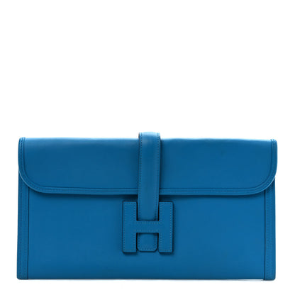Hermes Swift Verso Jige Elan 29 Clutch Bleu Frida Rose Mexico 1 of 6