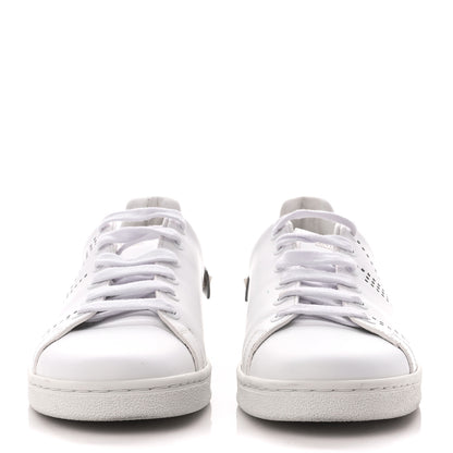 Valentino Garavani Calfskin Womens Backnet Sneakers 38.5 White Silver 2 of 11